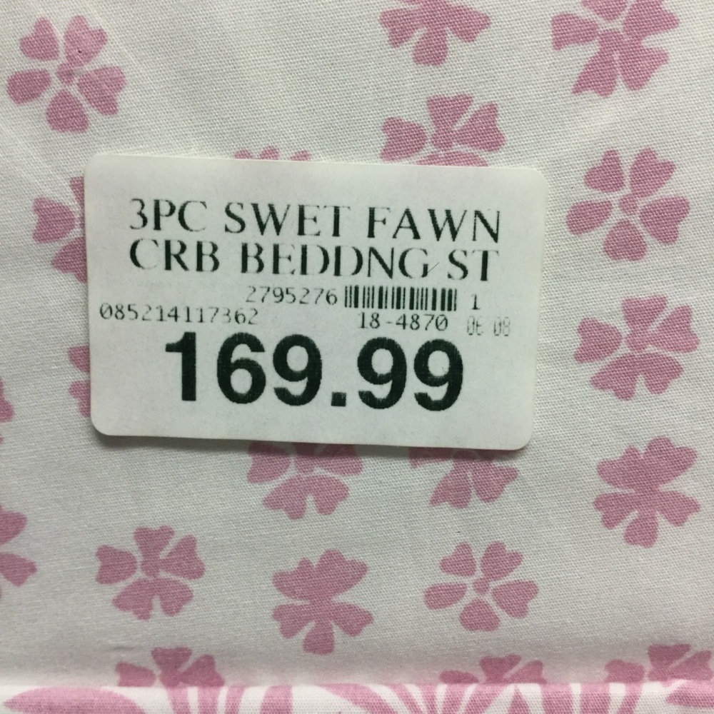 Dwell Studio Sweet Fawn Deer/Forest 3 pc Crib Set Babies R Us $169 NEW - Picture 6 of 6